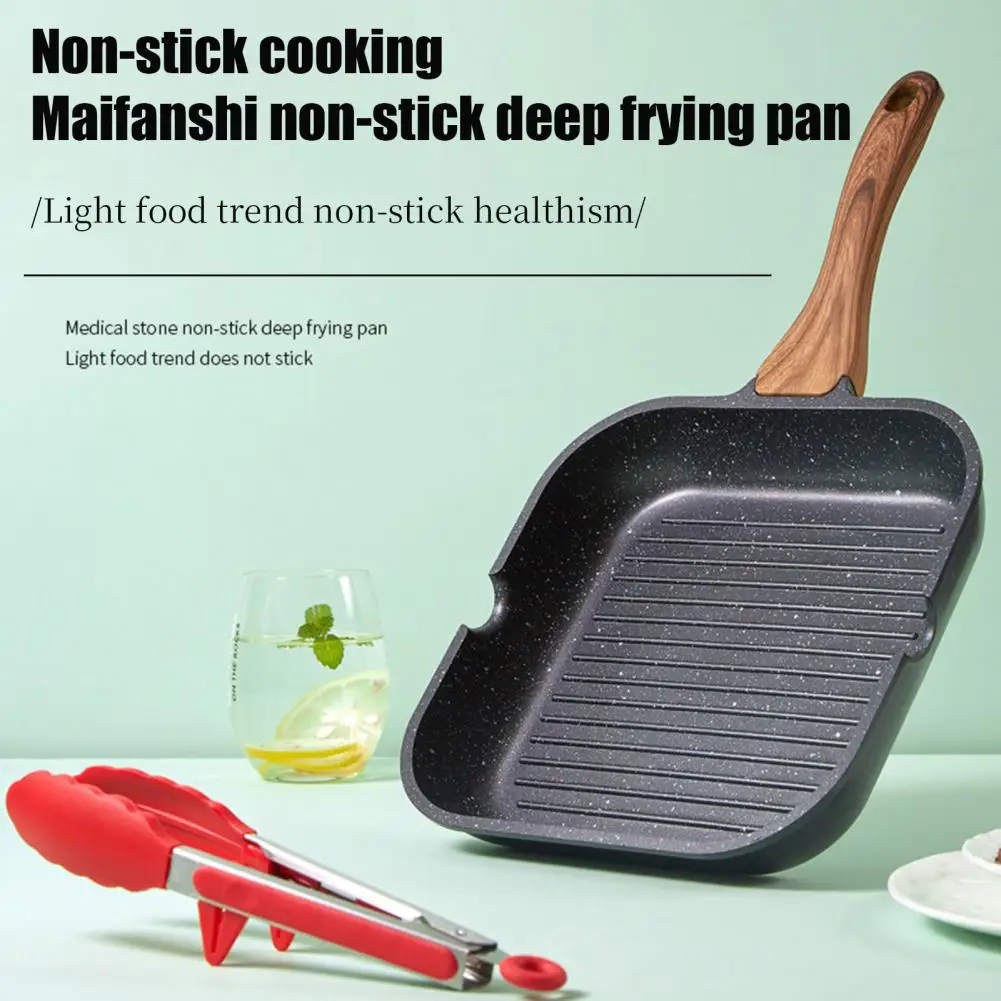 

Versatile Griddle Tools Versatile Cooking Companion Nonstick Steak Skillet Grill Pan for Stove Tops Indoor Outdoor Square