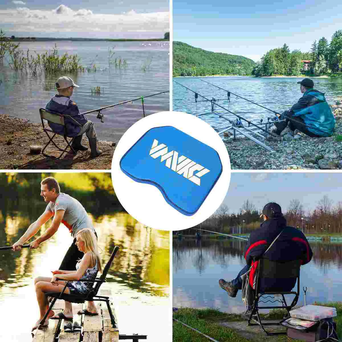 

Kayak Soft Seat Cushion Pad Canoe Fishing Boat Comfortable EVA Cushion Seat Padded Black for Boat 31x25.6x4cm