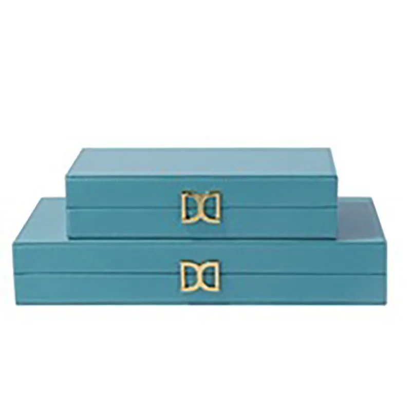 Leather Jewelry Box for Women Bracelet Ring Earrings Jewelry Boxes Organizer Necklace Display Velvet Tray Accessories Storage