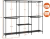 Clothes Rack, Portable Closet, 80.7 Inch Extra Large Capacity Wardrobe Closet, Clothes Storage Organizer with Shelves 6