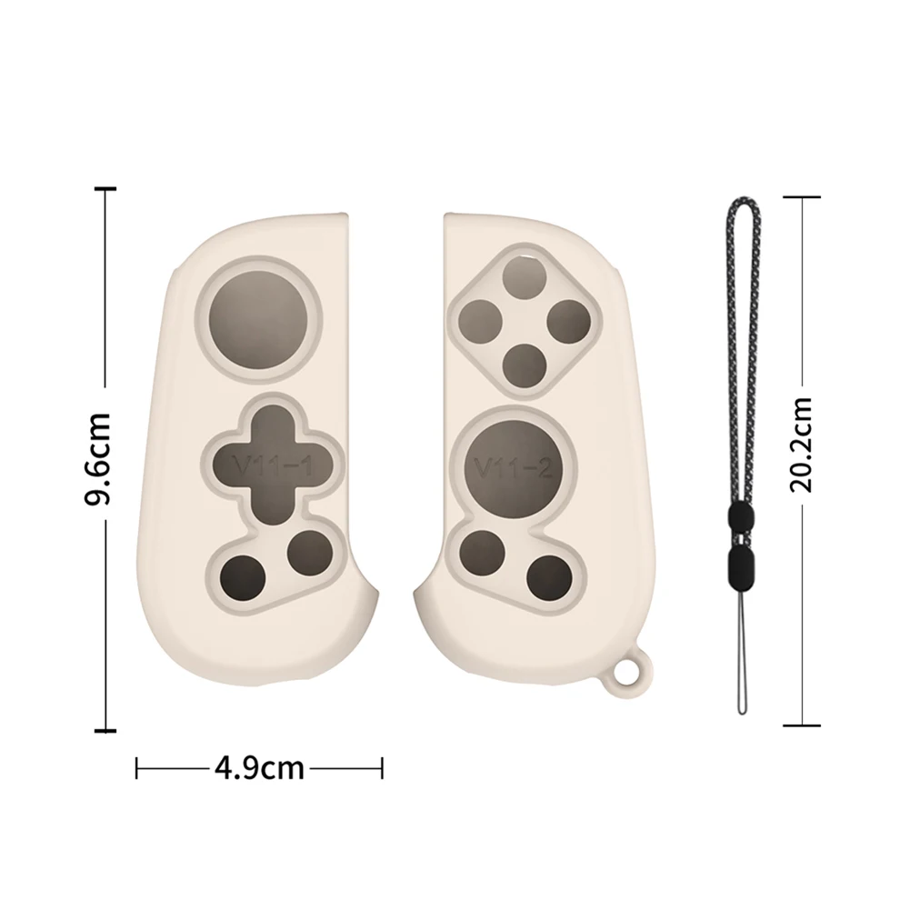 Protective Anti-Slip Silicone Grip Case with Lanyard for Mobile Gaming Controller