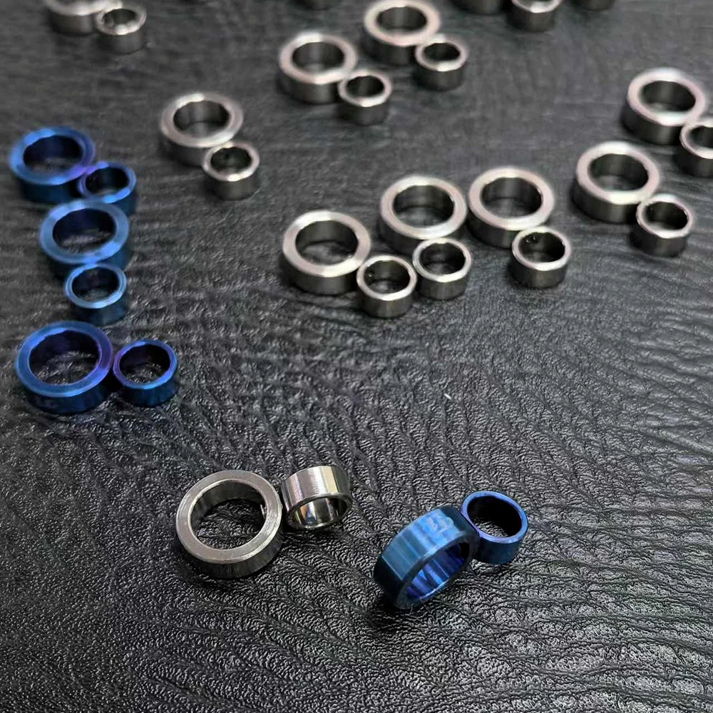Description Picture 2 of item360 Degree Rotating Keychain Titanium Alloy Keyring EDC Tool DIY Multifunctional Outdoor Ring
