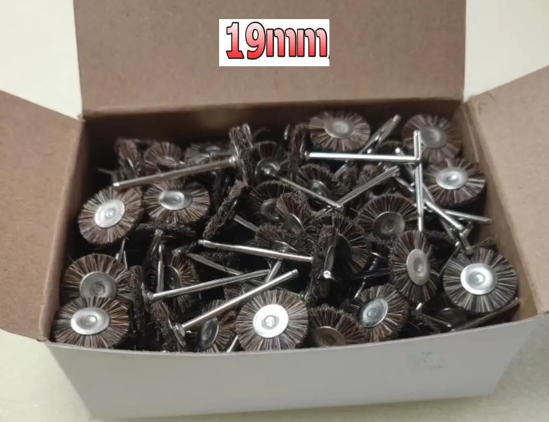 Polishing Brushes Set: Soft & Hard Abrasive Buffing Wheels with 2.35mm Shank