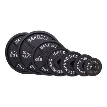 High Quality Gym Weight Plates 2 Inch Rubber Sets on lb Weight Disc Plates Cast Ironpromote sales 1