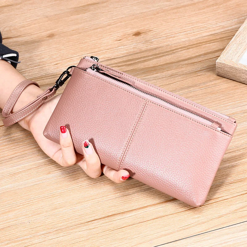 New style headskin fashion lady's handbag hand-held zipper mobile phone purse function women's handbag