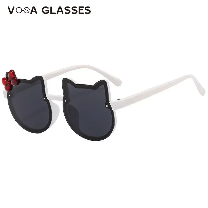 Acrylic Bow Outdoor UV Protection Sun Glasses Baby Girls Children Cute Cat Sunglasses Classic Kids Boy UV400 Eyewear kids sunglasses children sunglasses