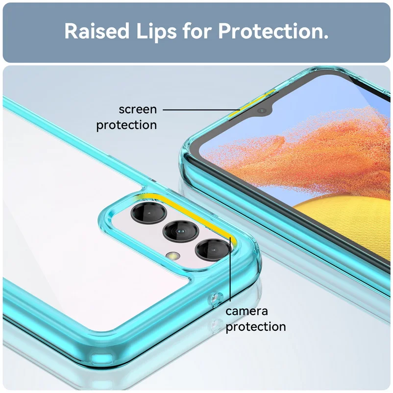 Clear Soft Slim TPU Phone Cover - Transparent Protective Case