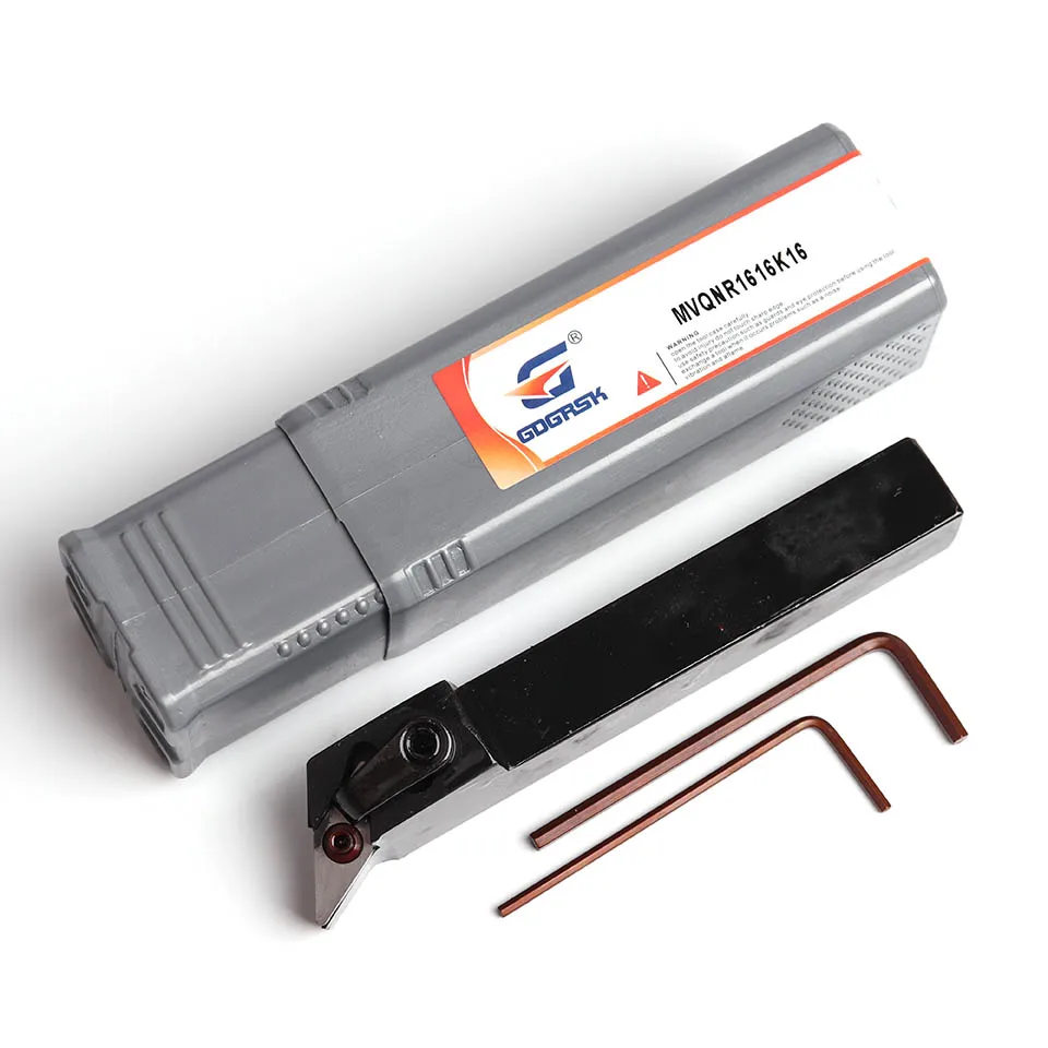 

Инструмент для наружной обточки Arbor MVQNR/L1616H16 MVQNR2020K16 MVQNR2525M16 MVJNR/L Держатель токарный Режущий инструмент для VNMG16 карбидная вставка