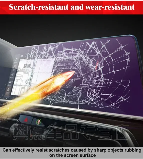 for MG4 EV EH32 MG MULAN 2022 2023 2024 Car GPS Navigation Instrument Perfect Fit Screen Protector Tempered Glass Accessories 6
