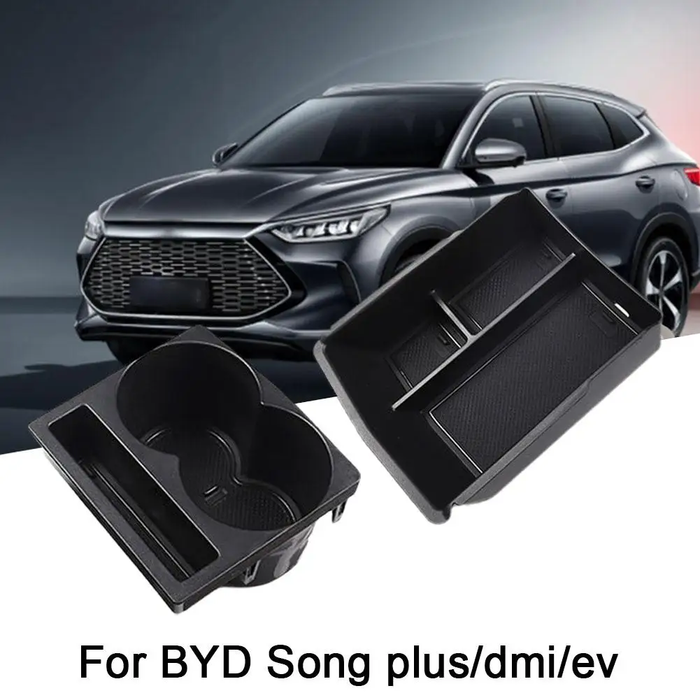 

Подлокотник для хранения для BYD Song Plus, автомобильная центральная консоль, расширенный держатель для стаканов с водой, держатель для бутылок с напитками, стойка для кофе, молока, чая F8L0