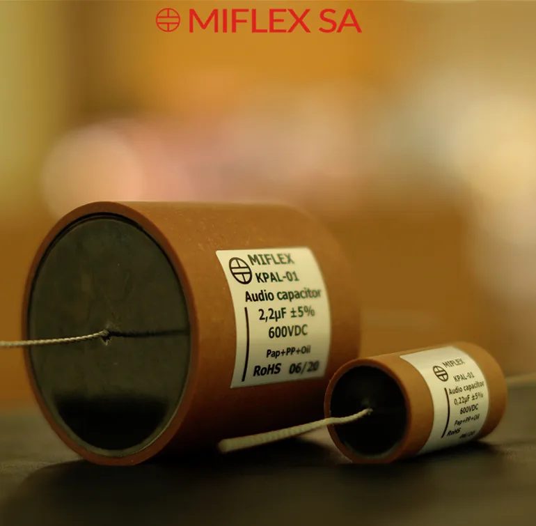 2pcs/lot original MIFLEX Mifu KPAL-01 series Aluminum foil oil immersed paper tube capacitor Audio capacitor free shipping denmark duelund jdm series 600v sterling silver foil oil impregnated paper capacitor pure silver foil 14x39mm free shipping