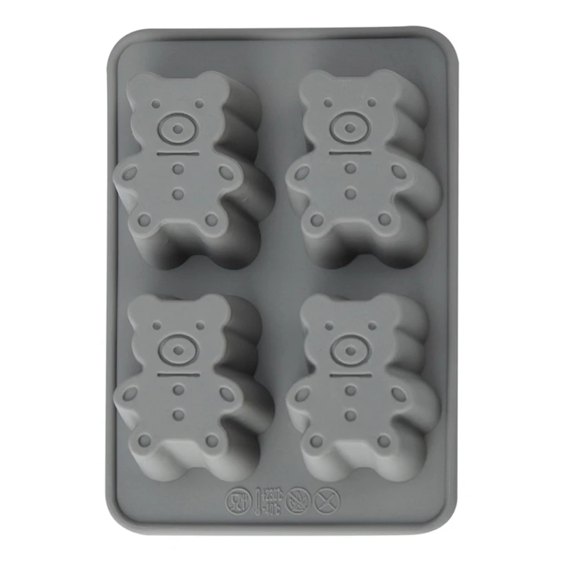 

Cartoon Animal Chocolate Cake Baking Mold for Handmade DIY Soap Making Tool