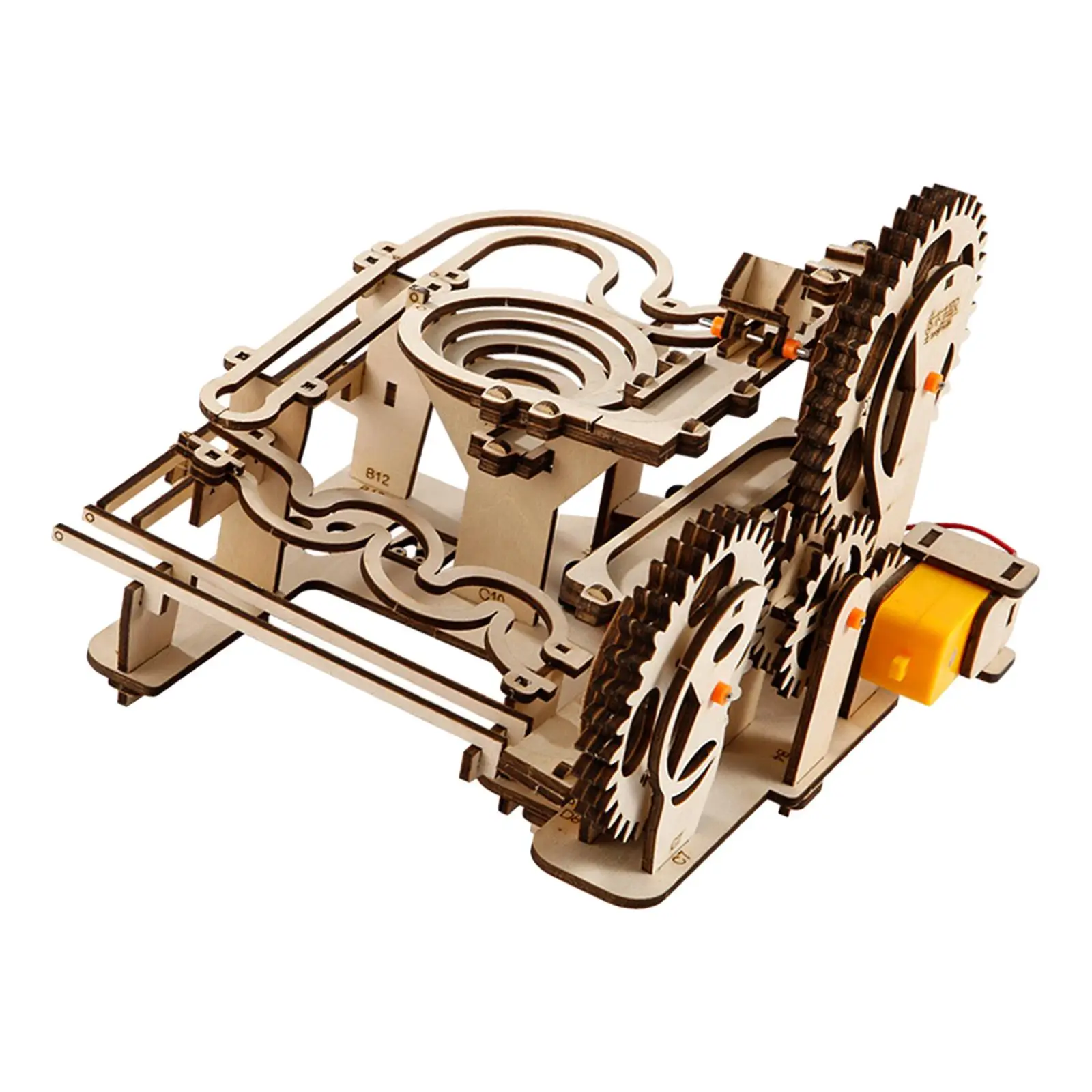 Marble Run Self Assemble Electrical 3D Wooden Puzzle for Holiday Hobby Marble Run Self Assemble Electrical 3D Wooden Puzzle for Holiday Hobby