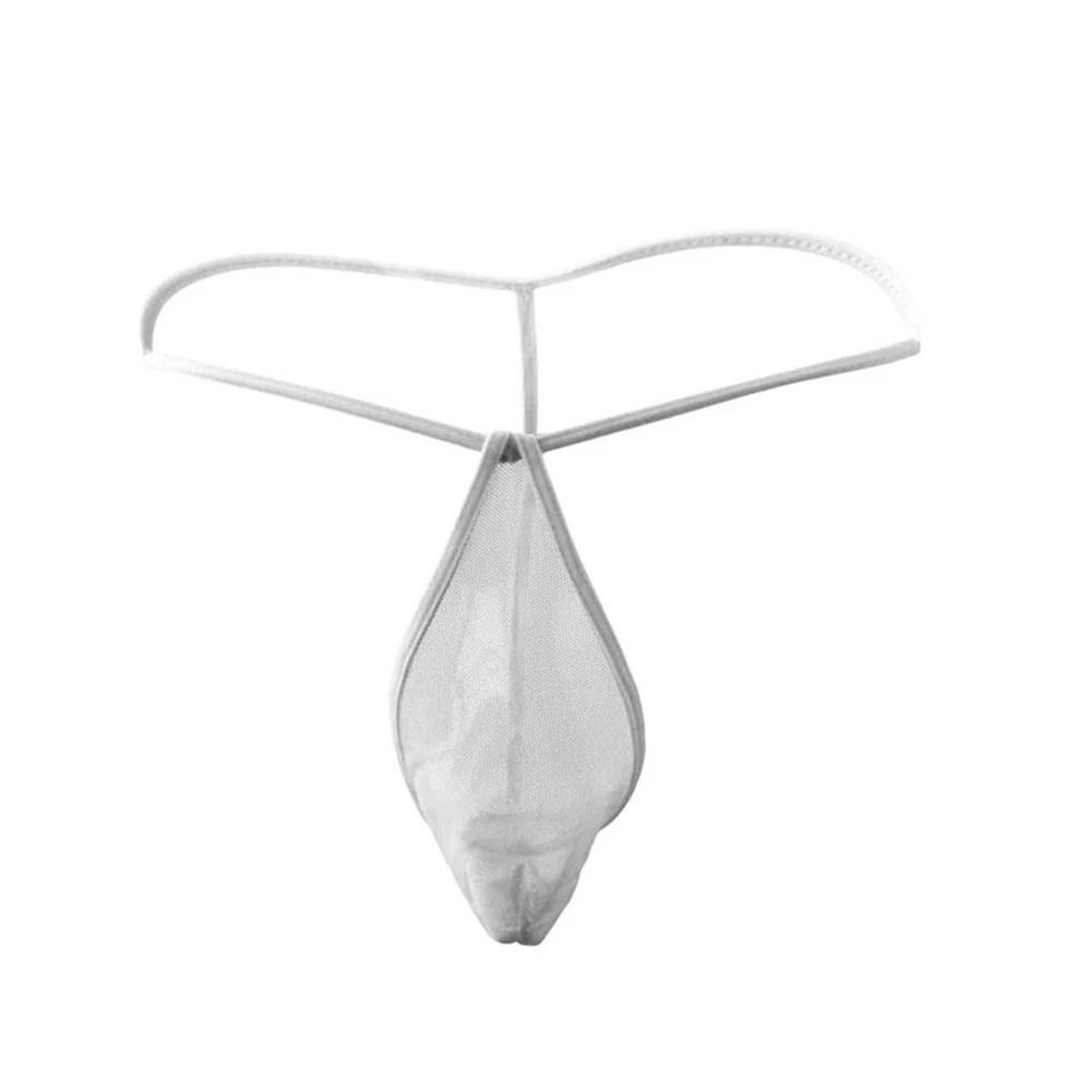 

Classic Comfty Breathable Men's Underwear Thong G-string Lingerie Sexy Sheer Spandex Thong Underpants Underwear
