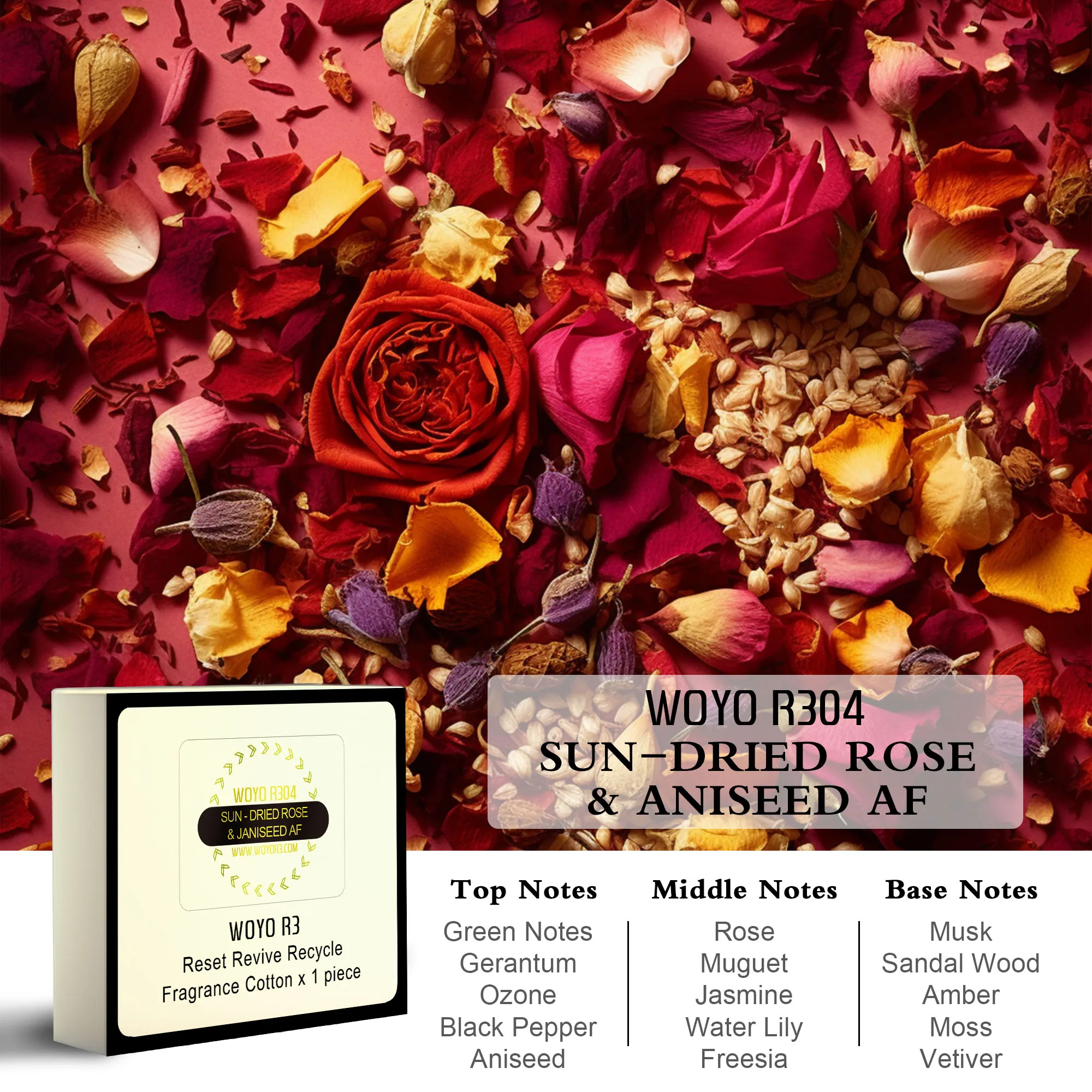 R304 Flame Rose