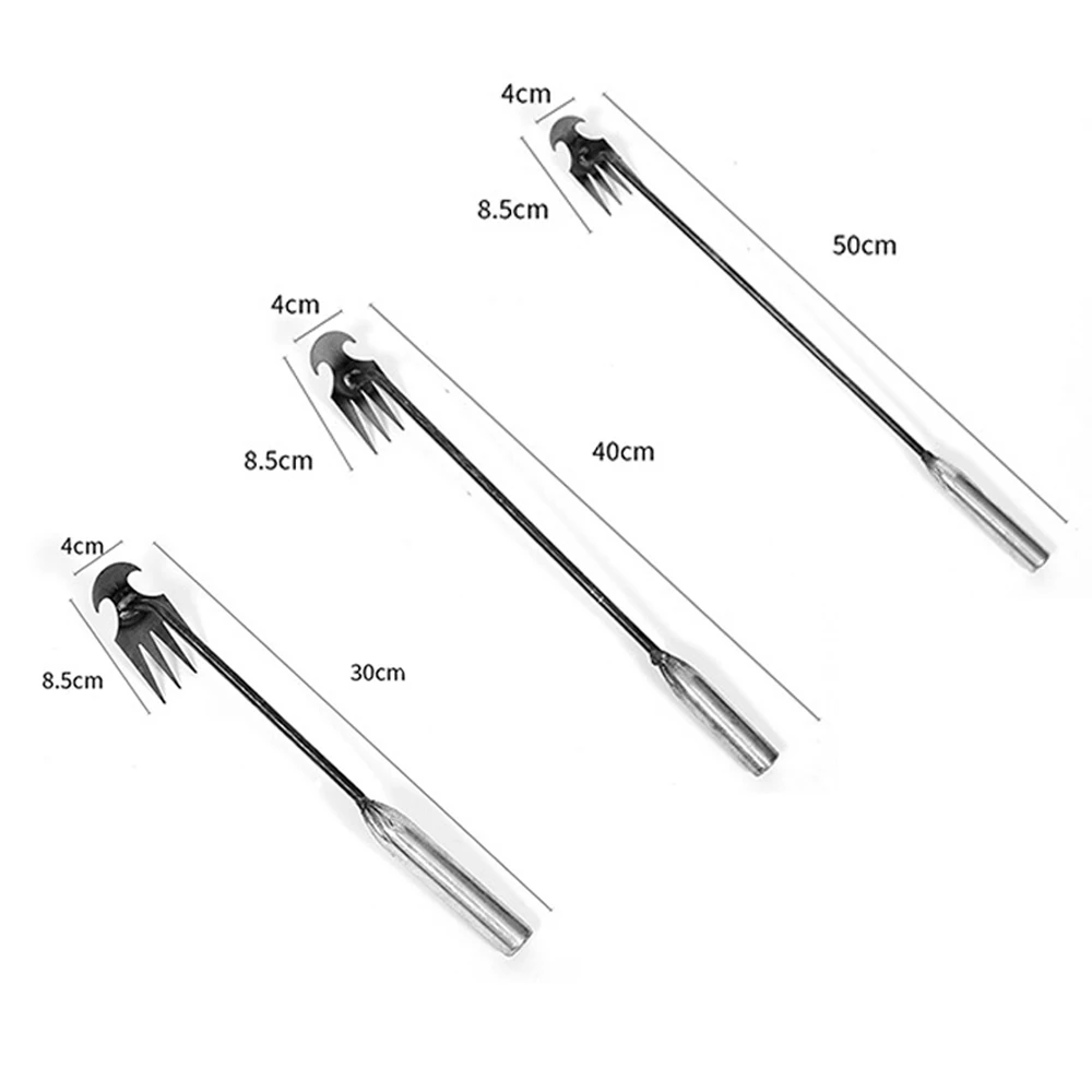 Weeding Artifact Uprooting Weeding Tool Steel Weed Puller Dual Purpose Hand Remover for Garden Yard Farm Weed Removal 3