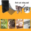 1/12Pcs Easily Cut Light Cat Repellent Mat No Deformation Reliable Cat Deterrent for Preventing Pet Cat from Damaging Furniture