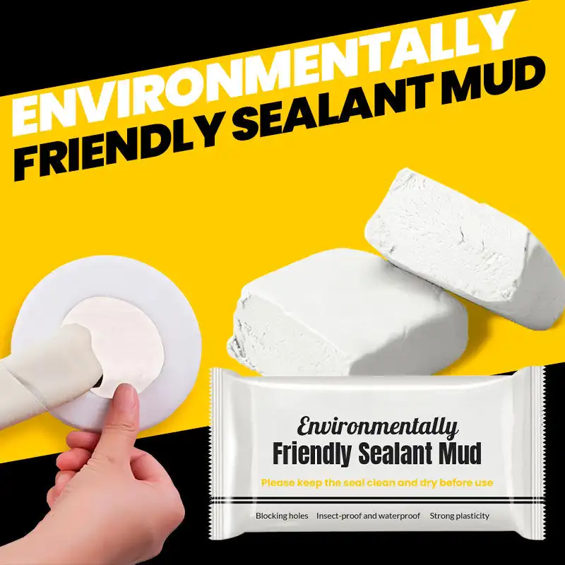 2PCS Waterproof Sealant waterproof sealant sealant paste Mud Wall Hole Sealing Glue Air-conditioning Sewer Pipe Filling Hole Mending Sealant Mud Repair Supplies