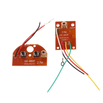 2ch Rc Telecomando 27mhz Circuito Pcb Trasmettitore e Scheda Ricevitore Sistema Radio per Auto Camion Giocattolo durevole buono