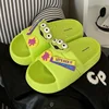 MINISO Disney Alien Slippers Kawaii Printing Summer Outdoor Sandals Cartoon Wear-Resistant Anti-Slip Women Fashion Home Slippers 5