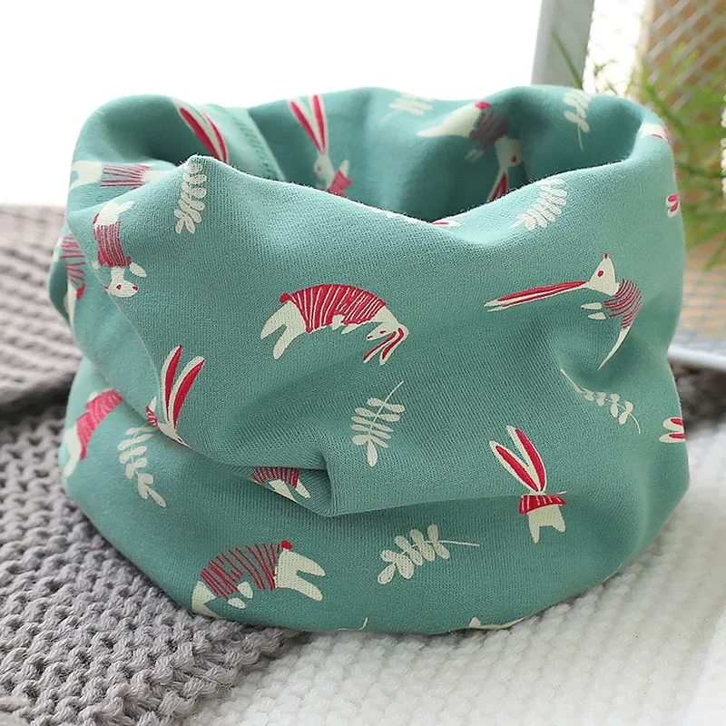 New Fashion Kids Scarf Autumn Winter Baby Scarf Boys Girls Infant Scarves Children's Cotton Warm O Ring Magic Neckerchief