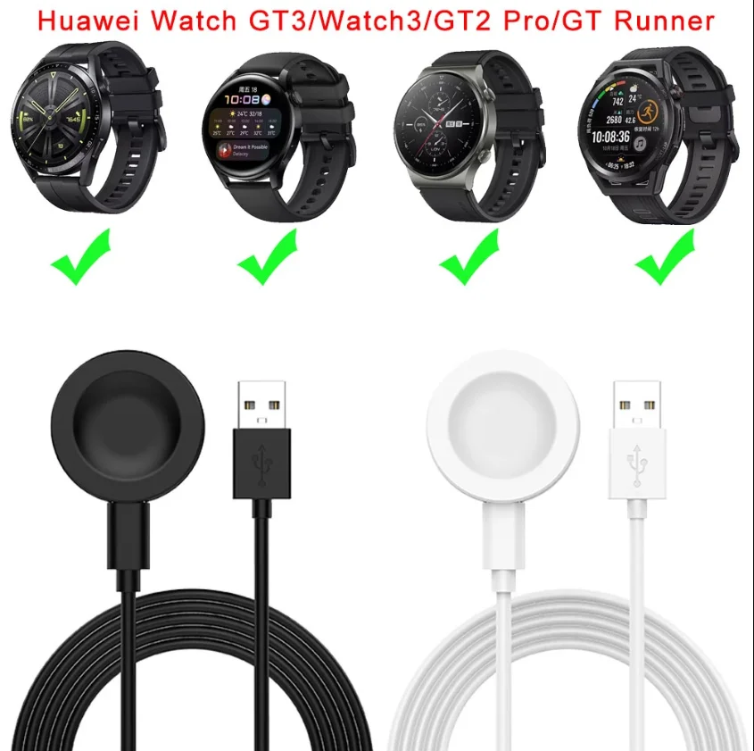 

Charging Cable For Huawei Watch 3 Pro GT 3 2 Pro GT 2 Pro ECG Smartwatch Charger Replacement Wireless Charging Dock Stand Holder