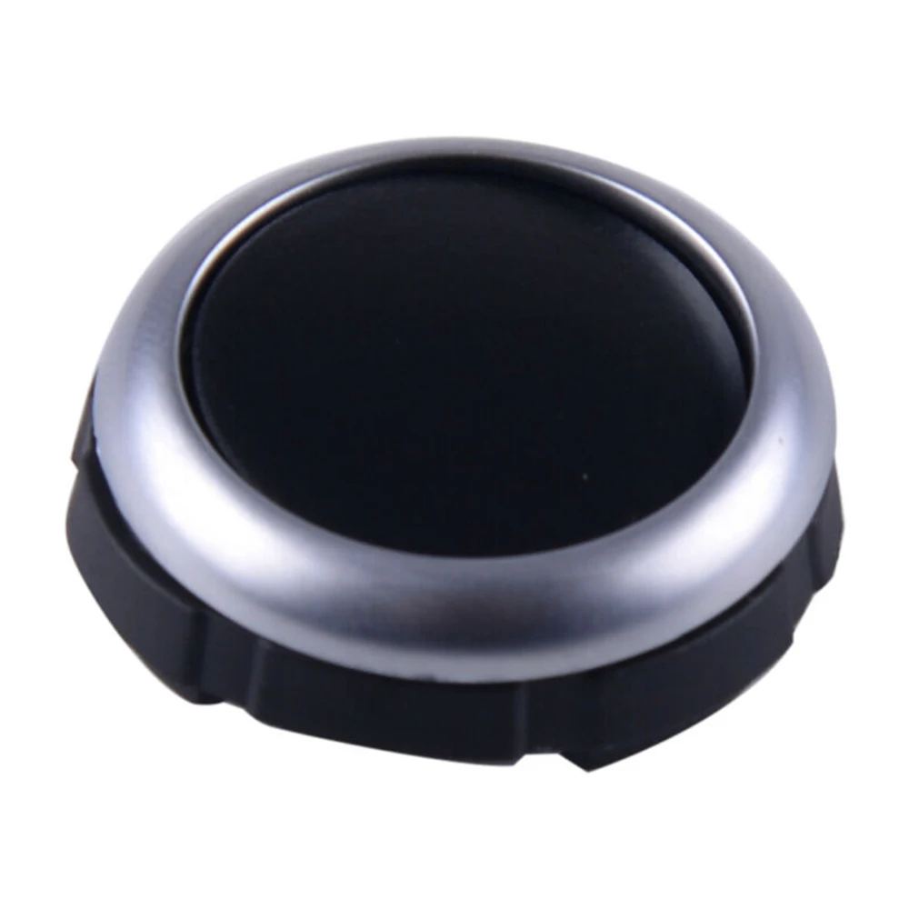 

Inner Control Button Knob For BMW 5 6 7 Series X5 X6 Black+Silver Parts 61319393931 Auto Interior Durable Portable
