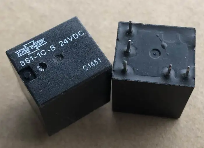 Реле 861-1C-S 24VDC (4117-1C-24V) 5-контактное |