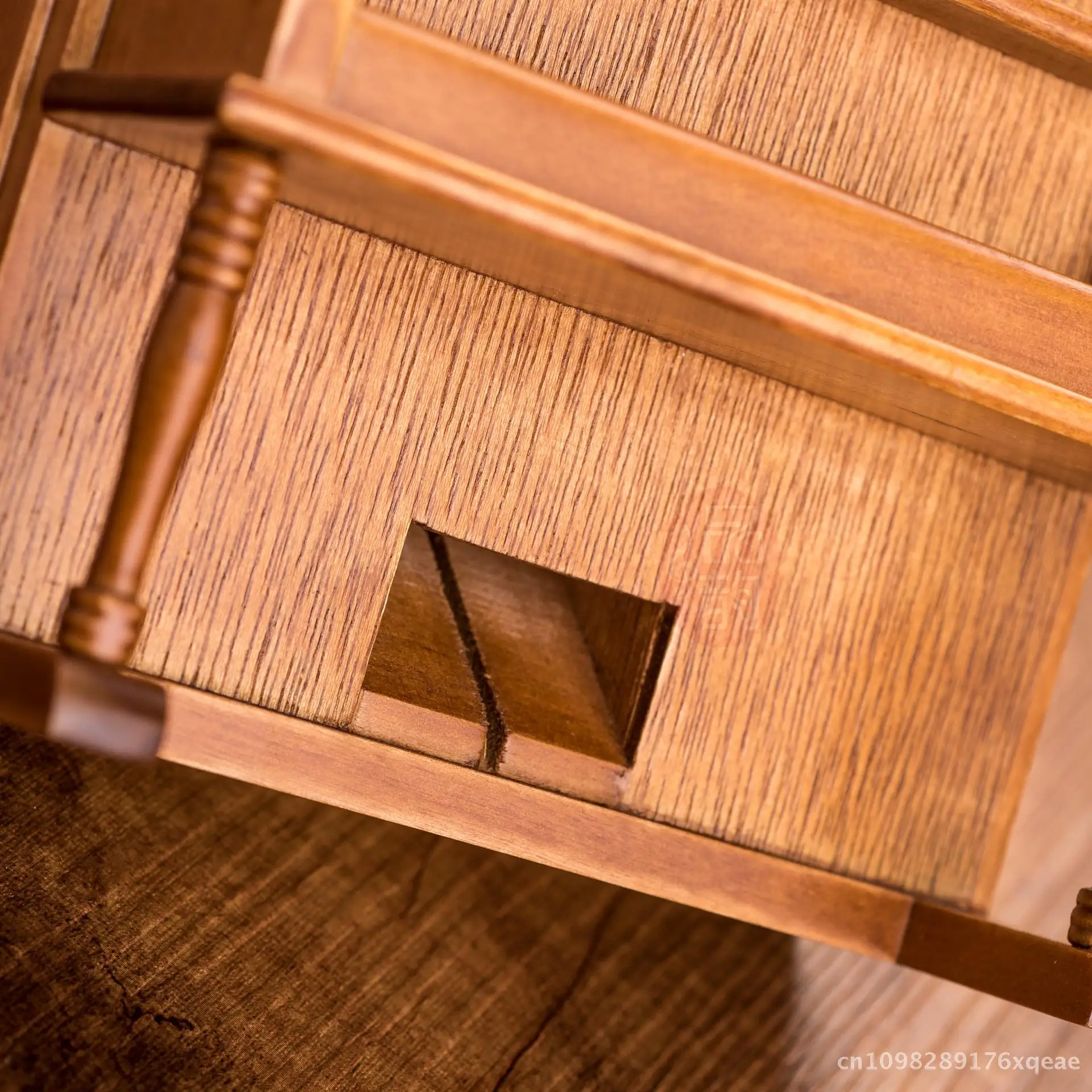 Description Picture 6 of itemSimulation Vertical Piano Music Box Multi-song Wooden Craft Ornament European Style Engraving for Festive Gift-Wedding Birthday