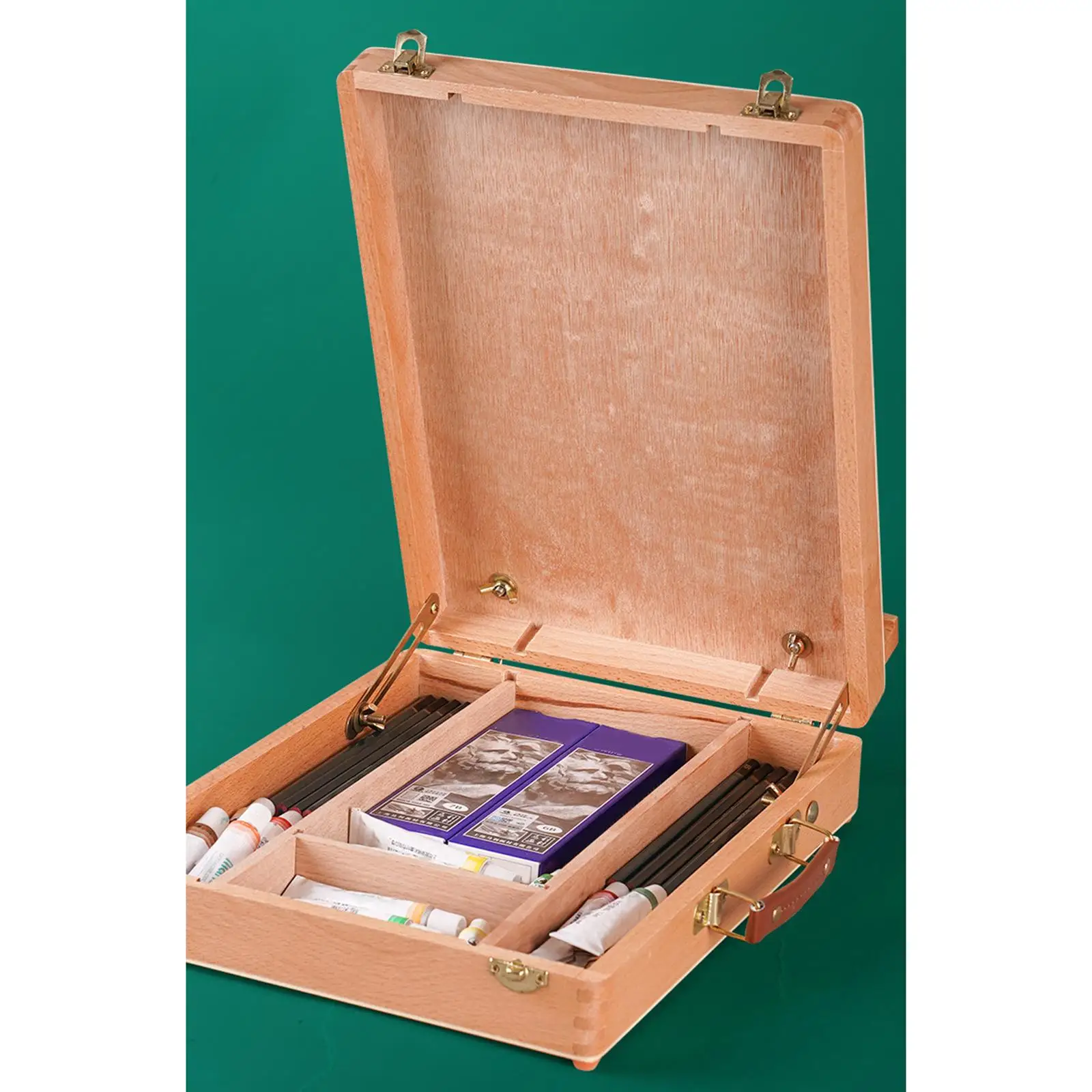 Wood Easel, Easel, Portable , Storage Case Sketching Painting Artist Drawing