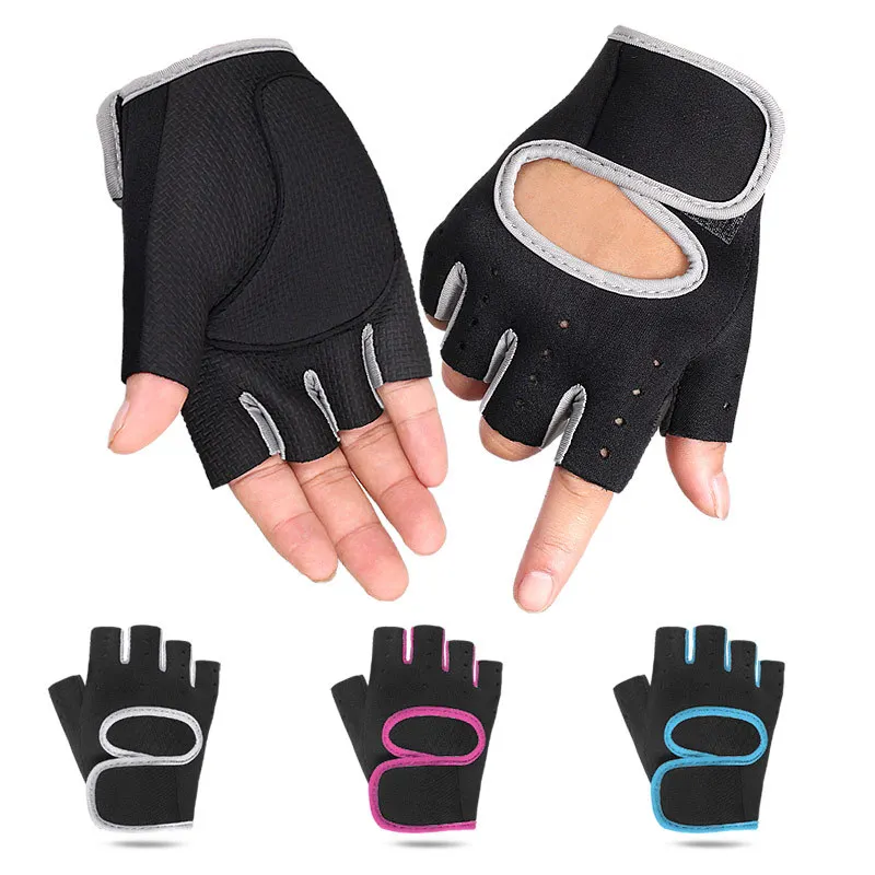 

Unisex Dumbbell Equipment Horizontal Bar Exercise Wrist Gym Half Finger Sports Non-slip Gloves Clothing Accessories Gloves