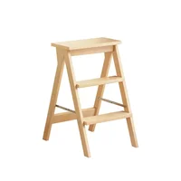 Household Folding Ladder, Kitchen Climbing Stool, Three-Step Portable Ladder, Multifunctional High Stool 6
