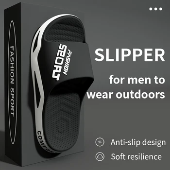 Men’s Summer PVC Soft Sole Slippers 1