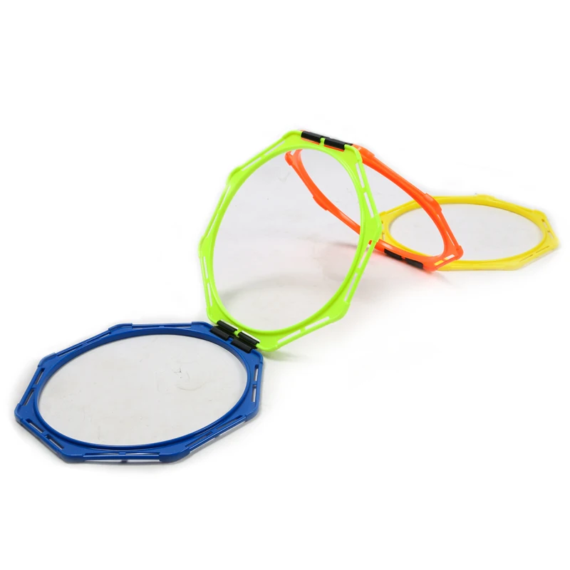 6Pcs With Bag 50cm Octagonal Training Ring Agility Ring Fitness Football Basketball Training Speed Rings