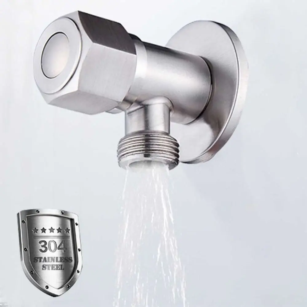 Stainless Steel Hot Cold Water Angle Valve for Bathroom