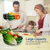 2-Tier Fruit Basket, Metal Fruit Bowl, Bread Baskets, Fruit Holder, Large Fruit Stand Organizer With Banana Hanger, Black 4