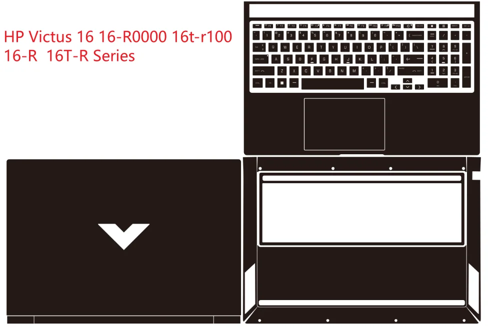 HP Victus 게이밍용 프리컷 노트북 비닐 데칼 커버 스티커 스킨 프로텍터 ? 16-e0162AX 16-e0075ax 16t-d100 16-d1000 16-s1085ax