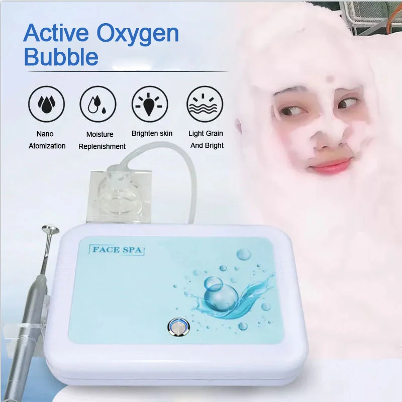 New Magic Oxygen Bubble Beauty Instrument Cleansing Facial Mites Skin Whitening Rejuvenation Management Salon Home Use Device