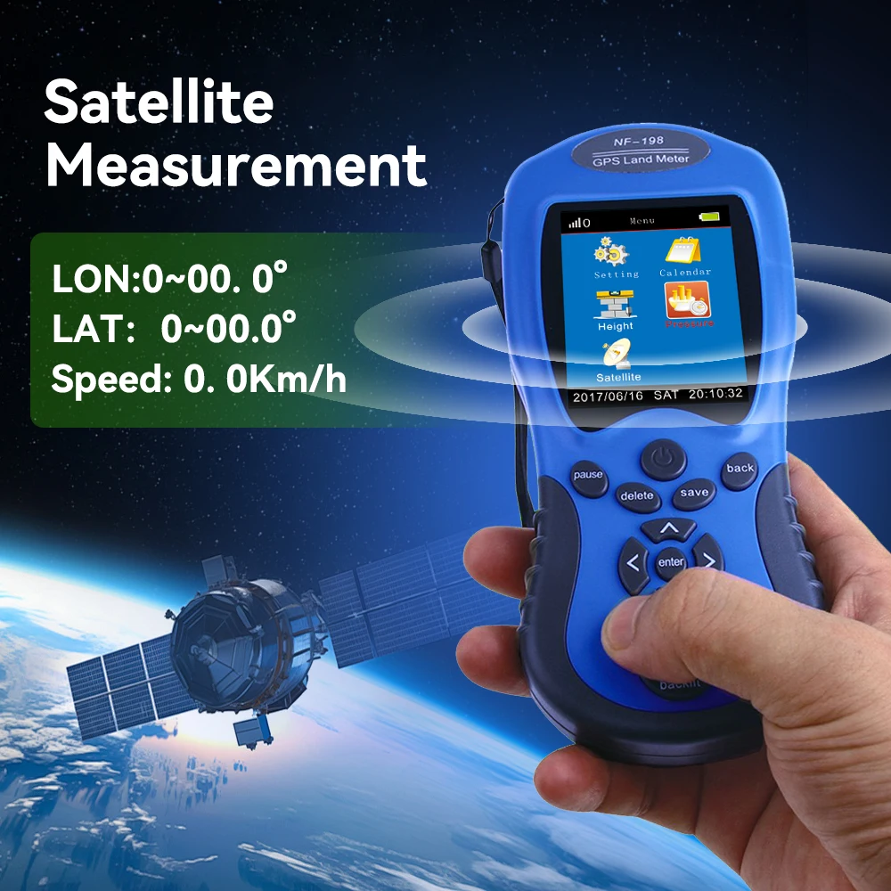 Noyafa NF-198 Land Meter Test Device Survey Equipment Use For Farm Land Surveying Mapping Area Length Measurement Tool 6