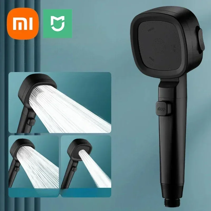 Xiaomi pomme de douche haute pression 3 Modes pomme de douche réglable ensemble salle de bain intelligente 2026 réglable nouveaux accessoires de douche Mijia