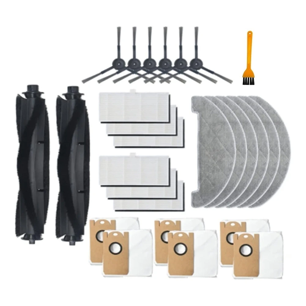 

Мешки для пыли XIAOMI VIOMI S9, основная щетка, боковая щетка, Hepa фильтр, детали для робота-пылесоса, аксессуары