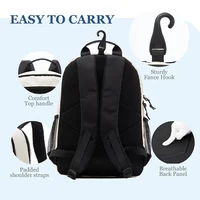 Tennis Backpack Holds Up 2 Racquets Large Racket Pack For Badminton Squash Pickleball Professional Sports Bag With Shoes Pocket 4