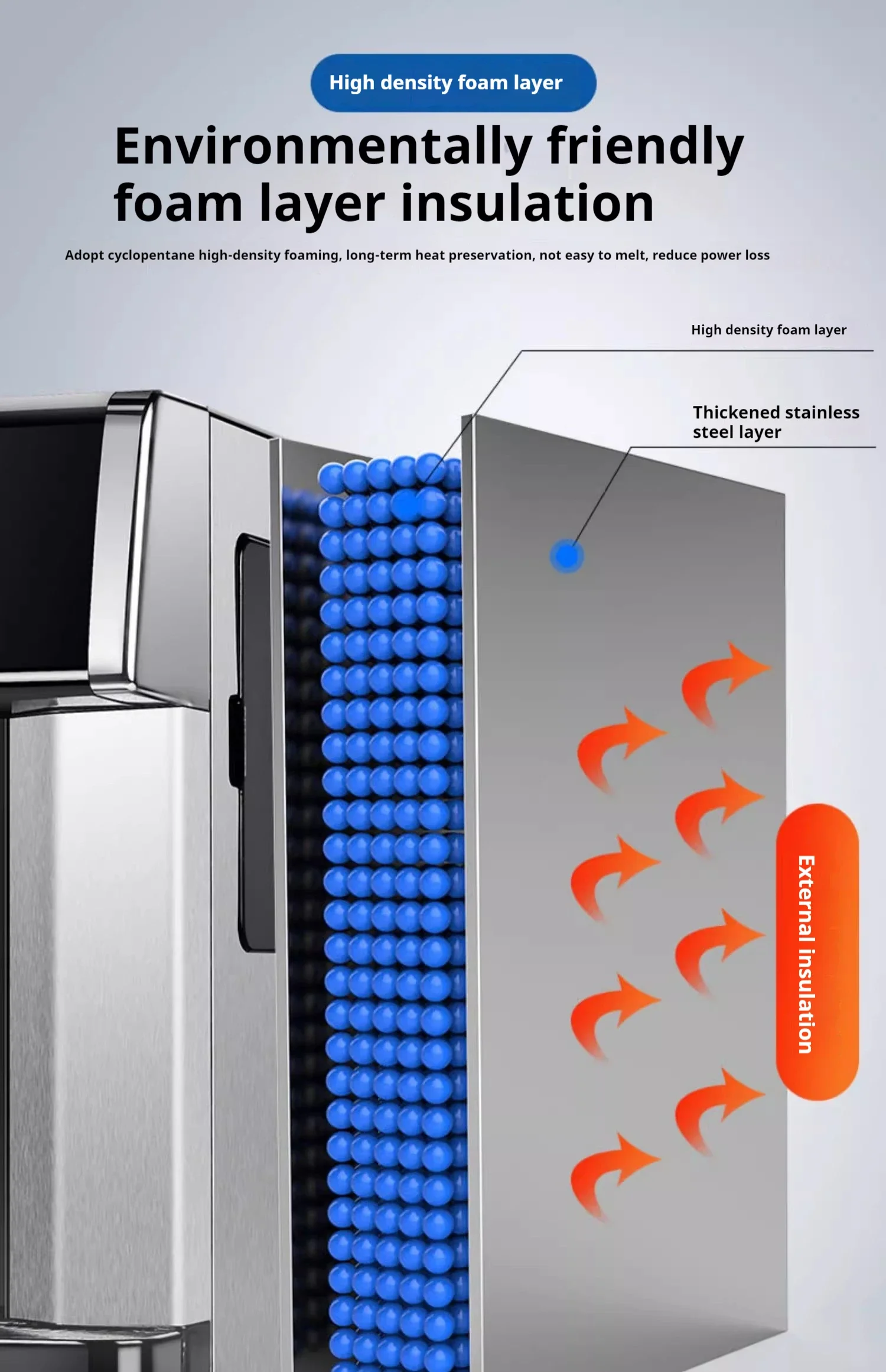 Commercial Automatic Ice Cube Maker Water Dispenser Cooler Household Portable Stainless Steel Ice Machine Kostkarka Do Lodu 3
