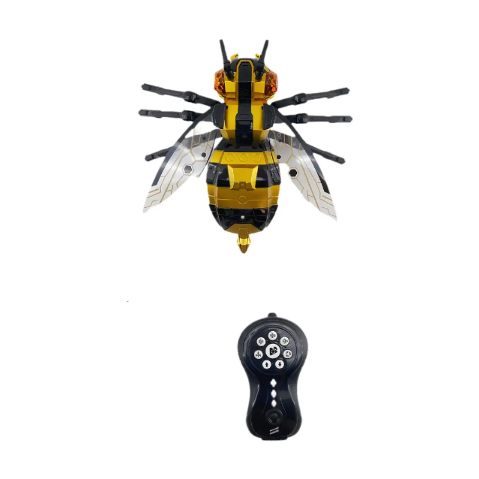 RC Animals Toy Bee Designed with Spray and Light Music for Kids Boys Girls
