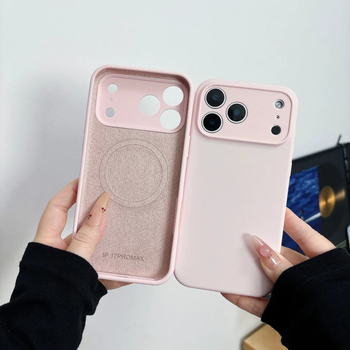 Premium Official Orange Silicone MagSafe-Compatible Phone Case with Magnetic Wireless Charging Capability