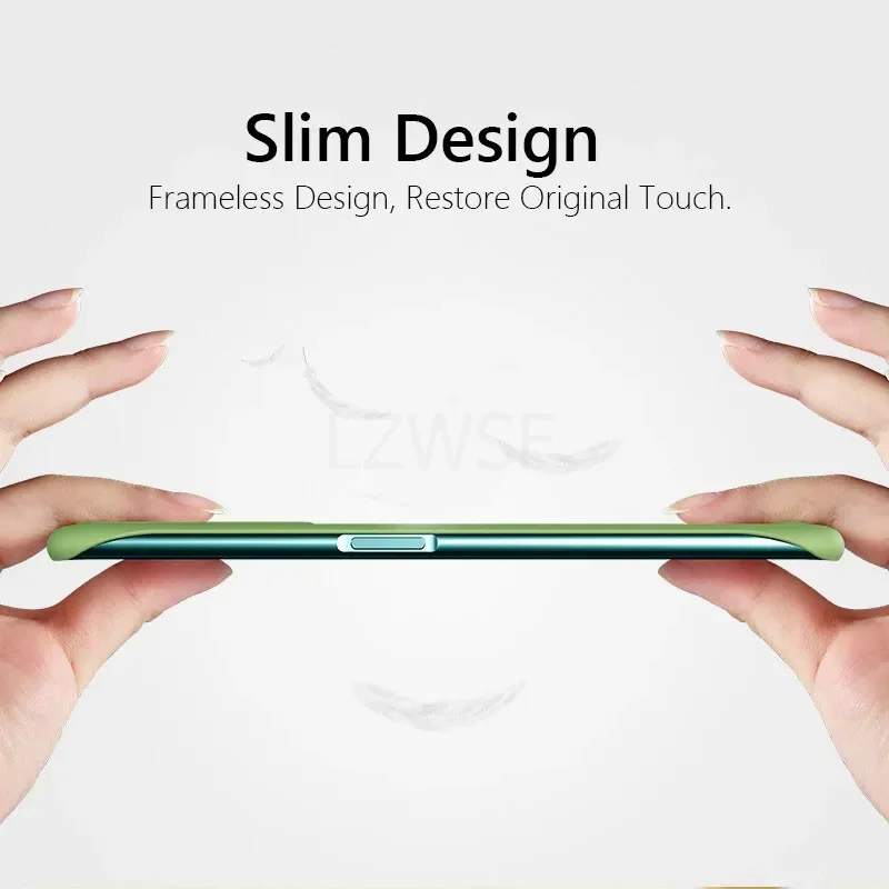 Frameless Slim Matte Shockproof Hard Case – Sleek Skin Design