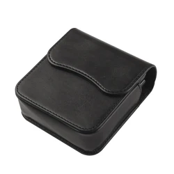 Leather Belt Clip Holster Case Cover - Versatile Waist Bag - 9.5cm x 8cm x 2.5cm (Black)