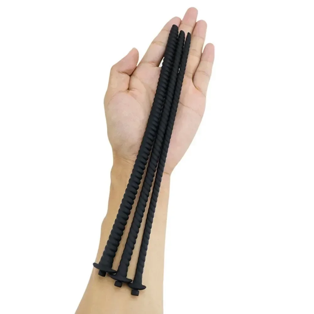 Long Silicone Hollow Urethral Sound Catheter Dilator Syringe Adult Sex Toys Men Gay Penis Plug Insert Urethra Catheter urethral dilator silicone urethral dilator