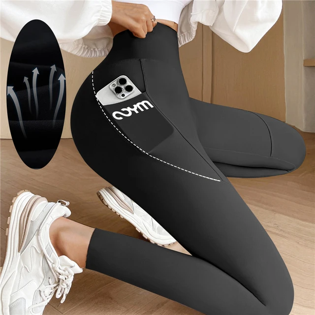 Pocket High Waist Leggings Women Fitness Workout  Yoga Leggings Women  Pocket - Yoga Pants - Aliexpress