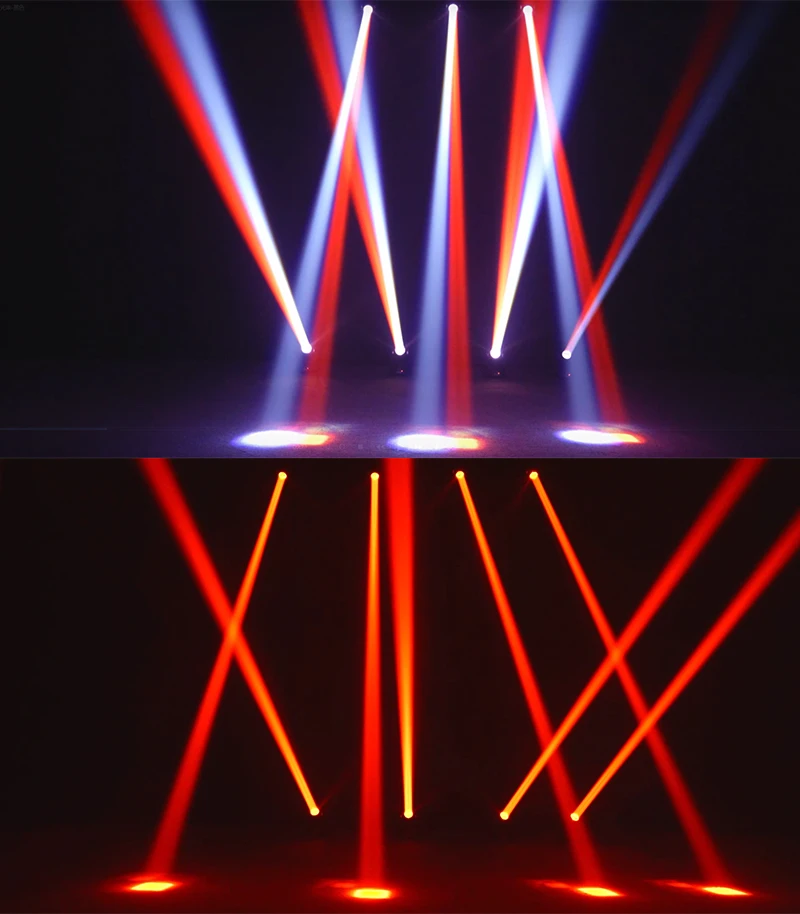 شعاع بقعة LED صغير RGBW ، مصباح أمامي متحرك ، مناس...